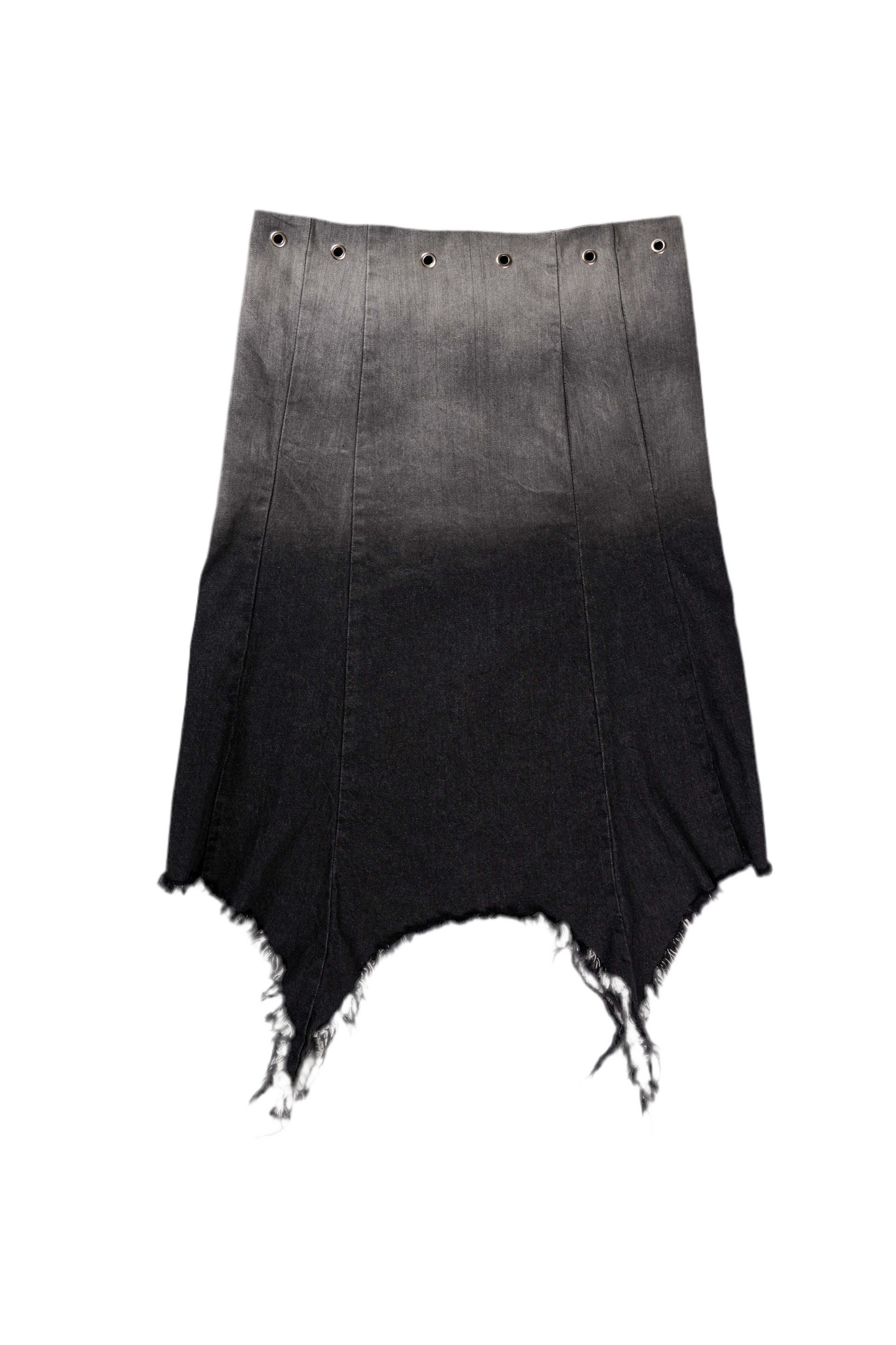 FALDA DEGRADE DENIM GRIS