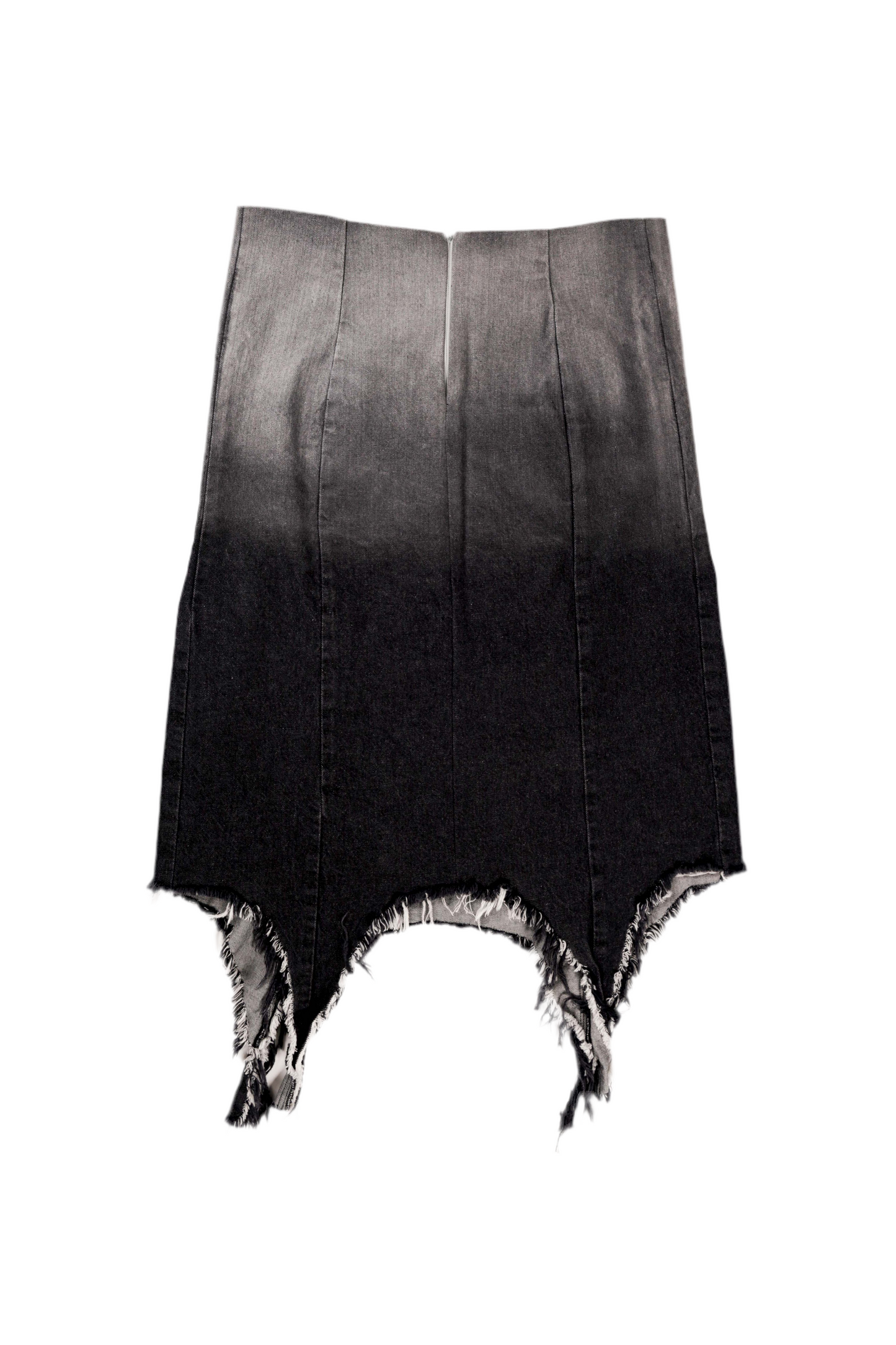 FALDA DEGRADE DENIM GRIS