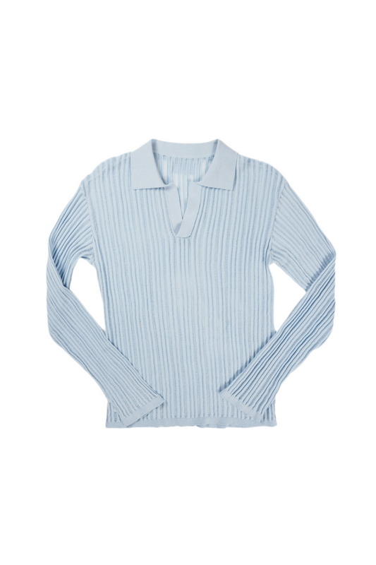 SLEEVE TOP CIELO
