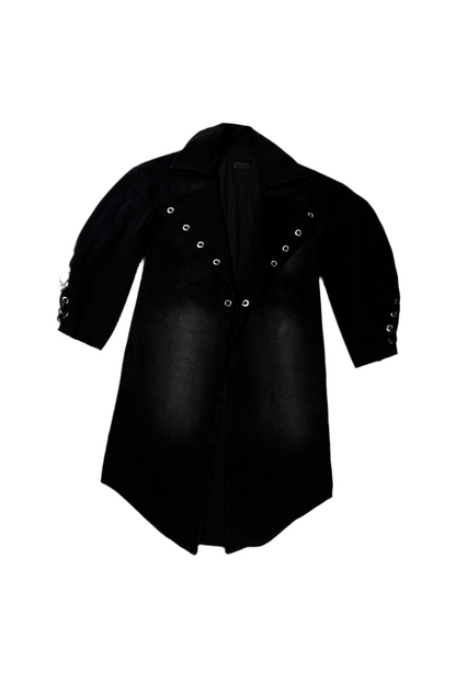 ABRIGO BLACK DENIM
