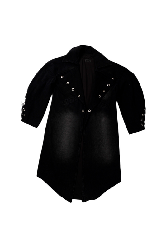 ABRIGO BLACK DENIM