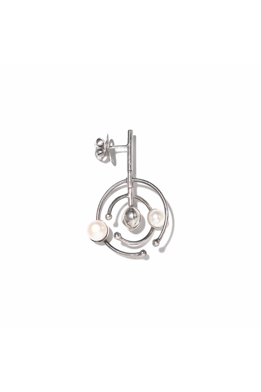 ARETE ELIPICAL CON PERLAS NATURALES