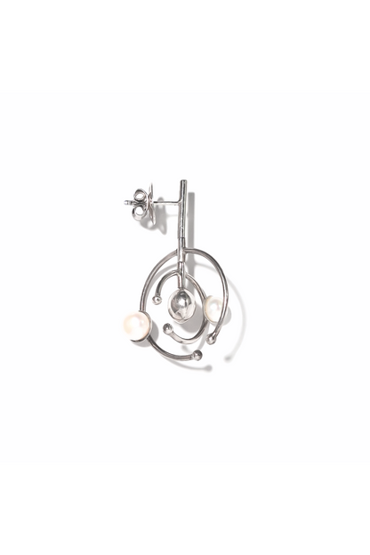 ARETE ELIPICAL CON PERLAS NATURALES