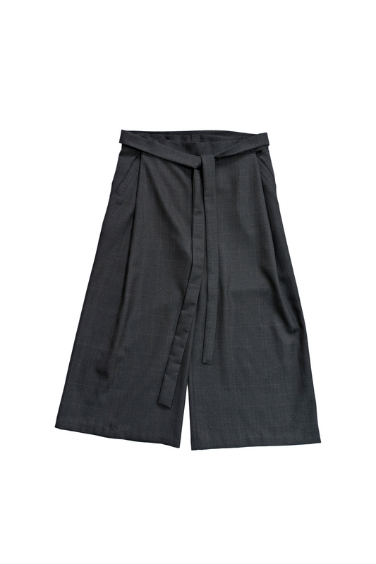PANTALON GRIS CUADROS